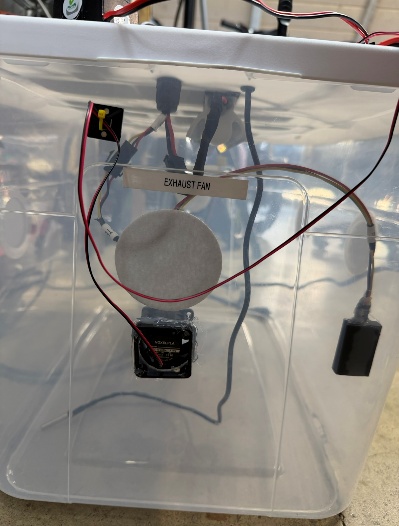 Automated monotub chamber with sensors and control wiring